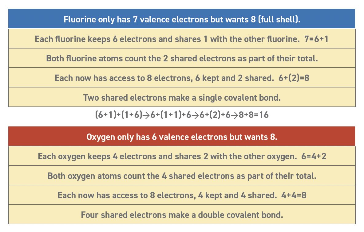  Electron sharing